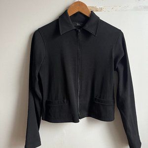 Y's by Yohji Yamamoto cropped black jacket size small